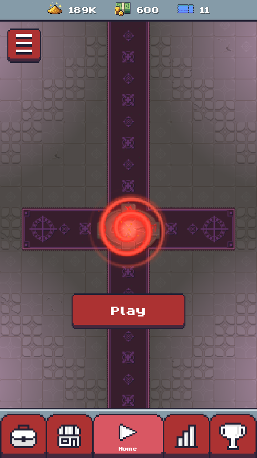 Sweeper Sinclair gameplay screen with the Play button