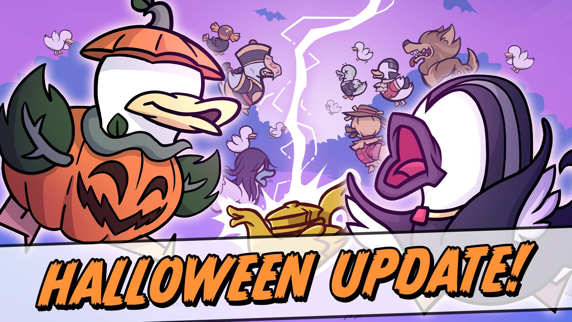 Clusterduck Halloween Update promotional art