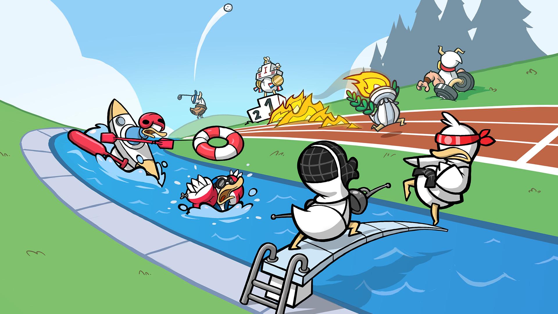 Clusterduck Paris Olympics event art