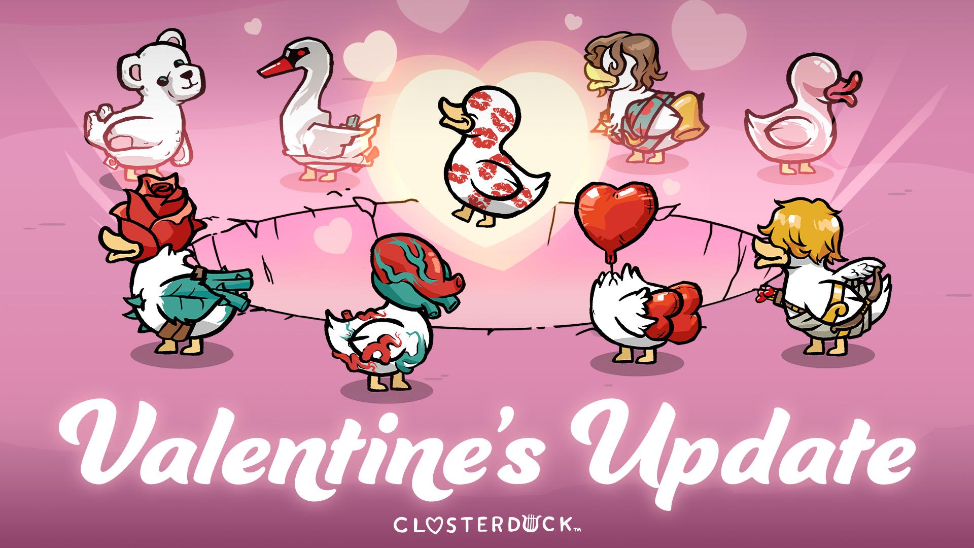Clusterduck Valentine's Update promotional art